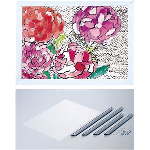 (まとめ)アーテック プラ製額縁 8切用(透明板付) (×15セット)