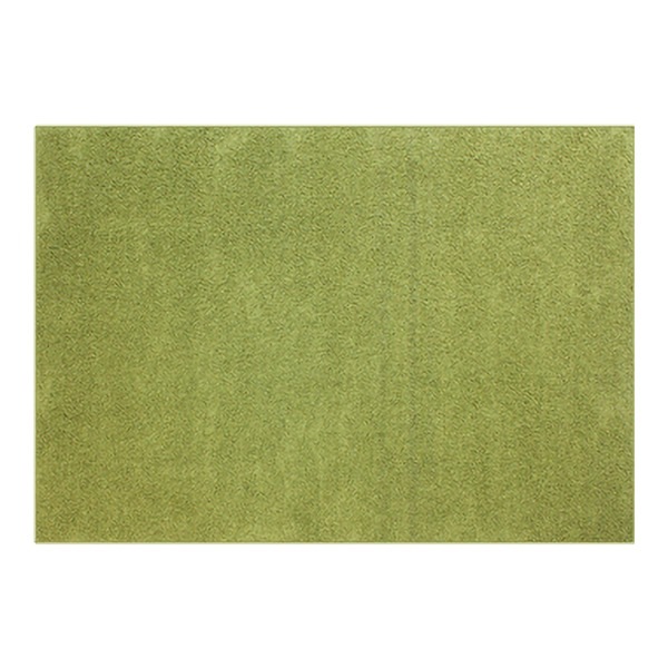 防音 ラグマット/絨毯 (フレイク 185cm×185cm 2帖 グリーン) 正方形 床暖房可 防滑 オールシーズン (リビング)