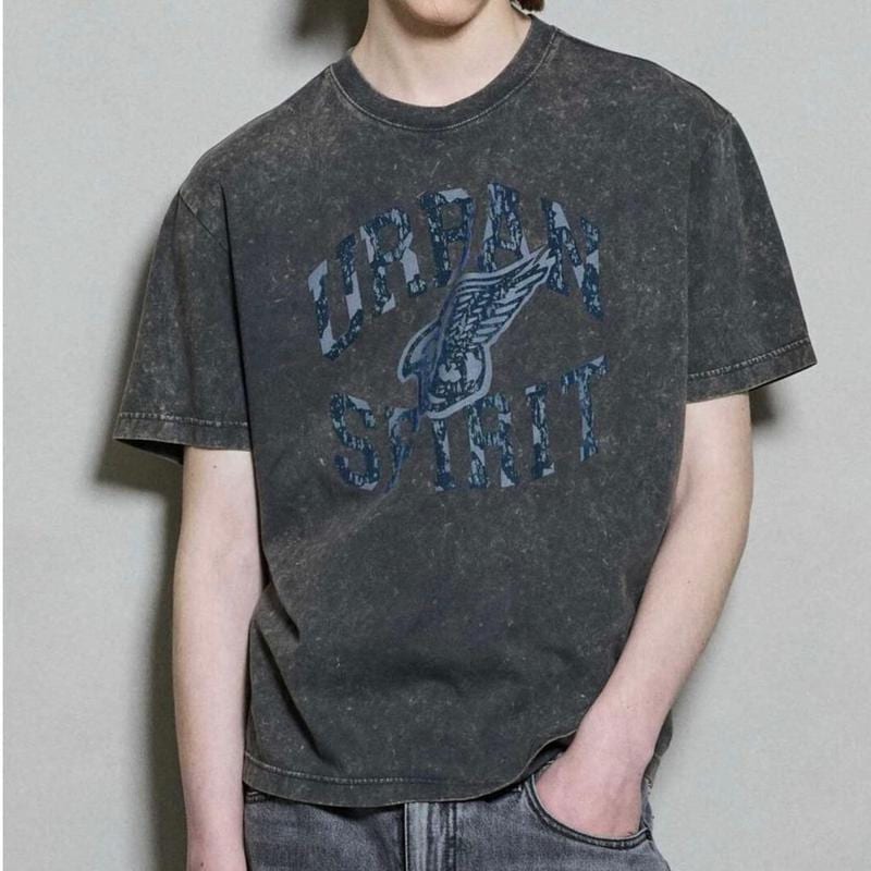 男性20番手 ヴィンテージ Dying Art 半袖Tシャツ15_US