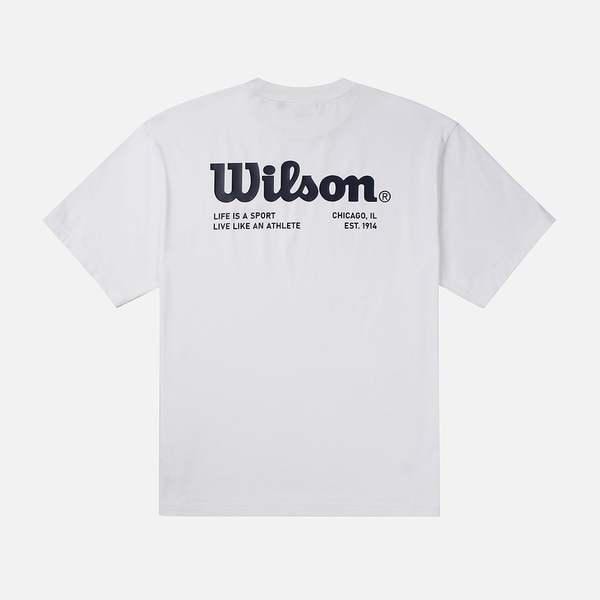 ピュアドライ バックグラフィック Tシャツ/WHT/W253001NTS78