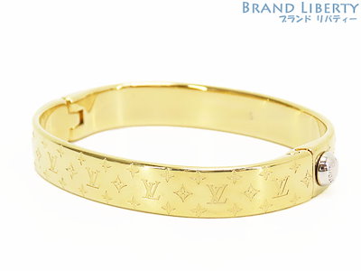 【美品】ルイヴィトン カフ・ナノグラム M00251 ブレスレット　バングル 12370538_2.jpg