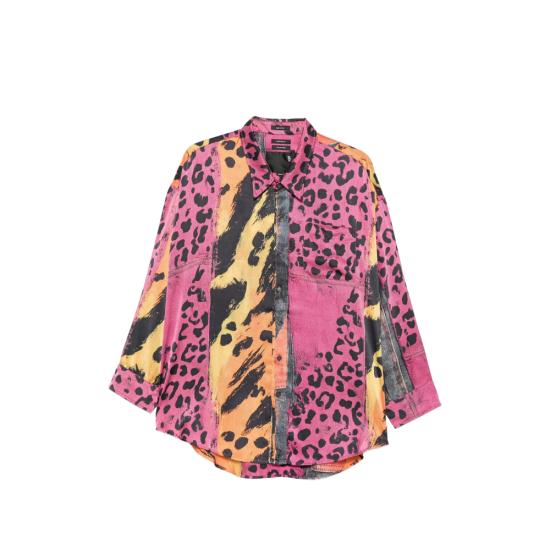 R13 Women Shirts R13WR004 R755B PINOR PINK ORANGE