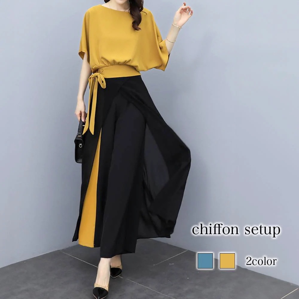 ブラウス レディース シフォンセットアップ カジュアル レース シャツ Tシャツ 安い 50代 オフィス 涼しい 高品質 カットソー ブランド 事務服 大きいサイズ リボン 薄手 夏 シフォン きれい