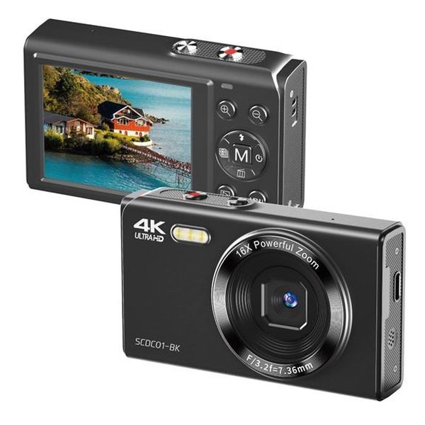 コンパクトデジタルカメラ SCDC01-BK