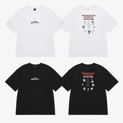 BABYMONSTER SEE YOU THERE スタッフ クルー Tシャツ BABYMONSTER SEE YOU THERE スタッフ クルー Tシャツ