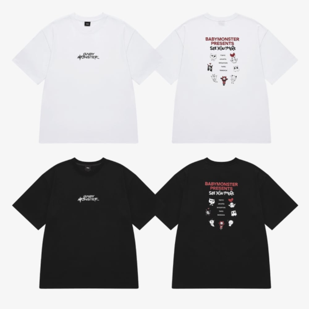 [公式] BABYMONSTER 1st FANMEETING [SEEYOUTHERE] MD : T-SHIRT