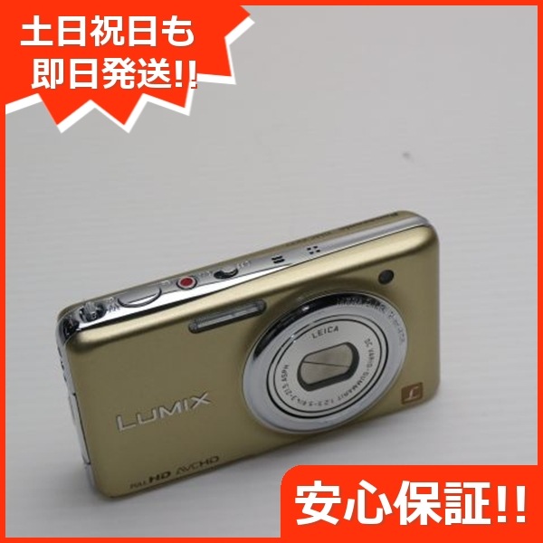 超美品 DMC-FX77 ゴールド Panasonic LUMIX デジカメ 85