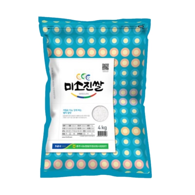 【並行輸入】 韓国 忠州 ミソジン米 白米 4kg