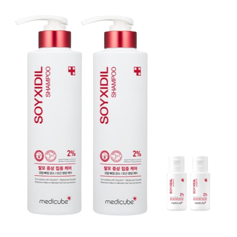 [2+2] ソイシジル 脱毛症 シャンプー 490ml x 2ea + 30ml x 2ea / 脱毛ケア / 脂漏性頭皮ケア
