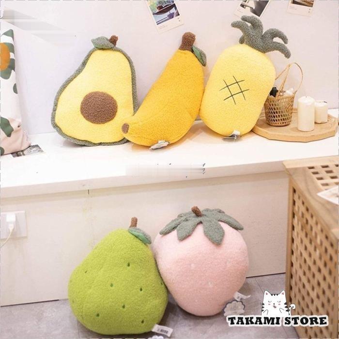 抱き枕 ピロー フルーツ ぬいぐるみ クッション まくら 枕 お昼休み 寝枕 椅子 可愛い かわいい 子供 おもちゃ プレゼント ギフト