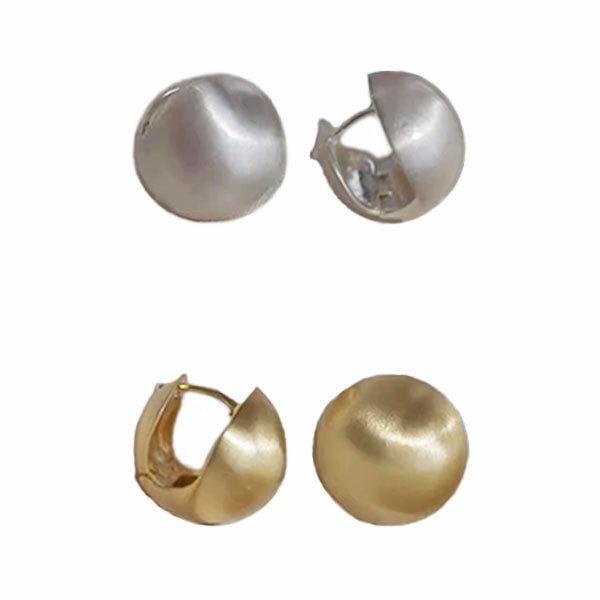 つや消し ラウンドボール ピアス ビーンズ 豆 レディース アクセサリー マット加工 シンプル デイリー お洒落 女性用 ギフト プレゼント 6,480円