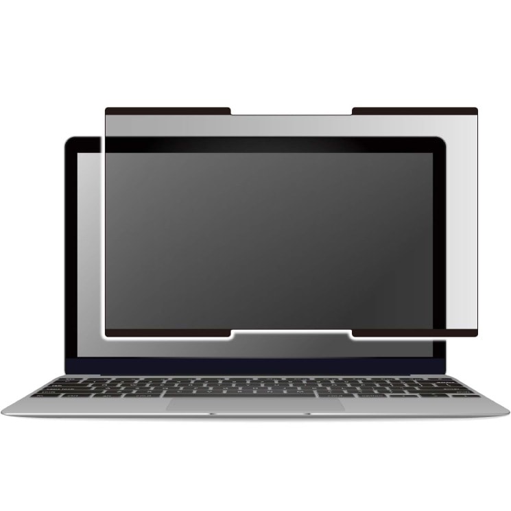 のぞき見防止 プライバシーフィルター 吸盤式 13.3インチワイド