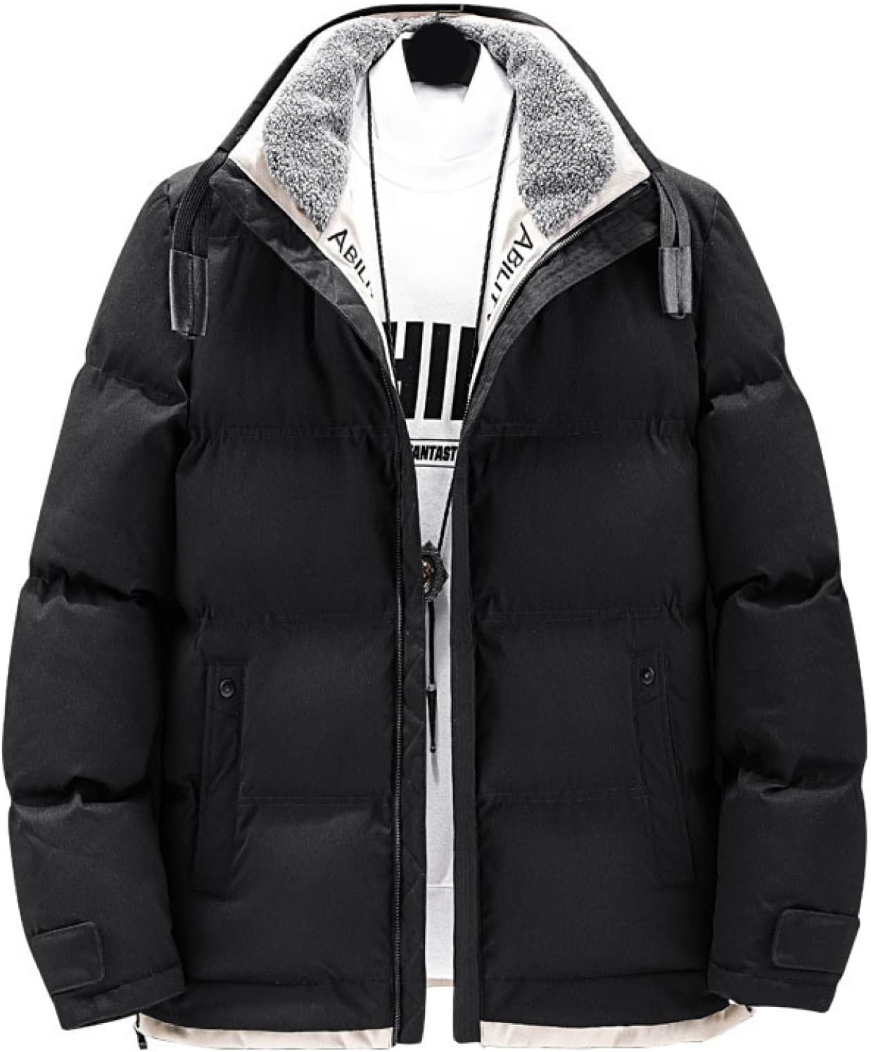 長袖 ダウンジャケット メンズ ショート丈 アウター スタンドカラー 大きいサイズ 軽量 薄手 撥水 無地 シンプル 秋冬 ポーチ付 コンパクト ジッパー付き ライトダウン コート 防寒 保暖 防風