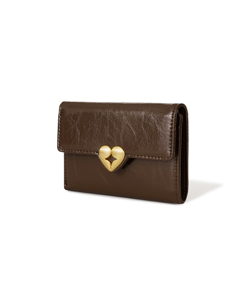 【FENNEC】 HEARTY FLAP WALLET - MOCHA BROWN 財布 正規品