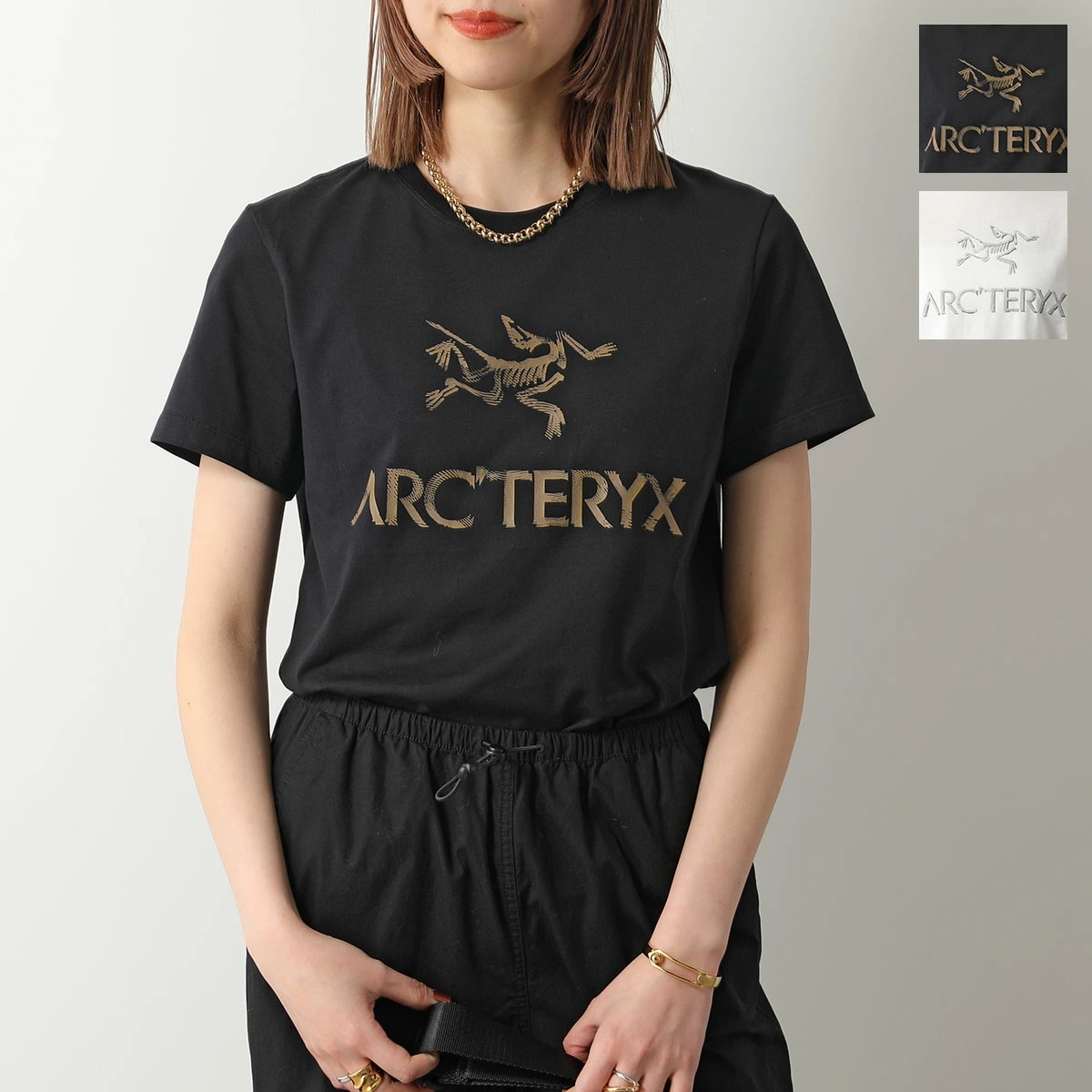 ARCTERYX アークテリクス Tシャツ ArcWord Cotton T-Shirt SS X000008135 レディース コットン 半袖 クルーネック ロゴ カラー2色 16,496円