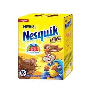 [Nesquik] [ネスクイック] 牛乳に入れて飲む チョコパウダー ココアパウダー 13.5g x80個入り