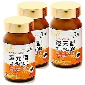 ユニマットリケン 還元型コエンザイムＱ10 60粒3個セット