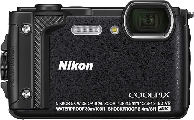 Nikon デジタルカメラ COOLPIX W300 BK クールピクス 1605万画素 ブラック 防水 耐寒 防塵