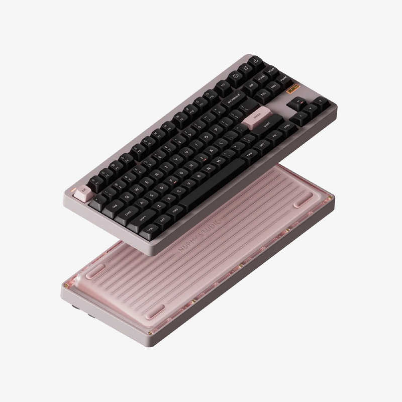 NUPHY　(ベースのみ)キーボード Gem80 US配列用(ベアボーン(スイッチ・キーキャップなし)) ［有線・ワイヤレス /Bluetooth・USB］ Inca Rose　g803kr