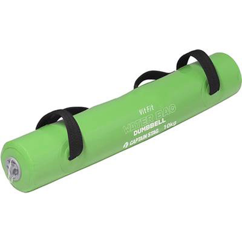 Vit Fit ウォーターバッグダンベル 10Kg（グリーン） トレーニング機器 バーベル ダンベル (UR926)