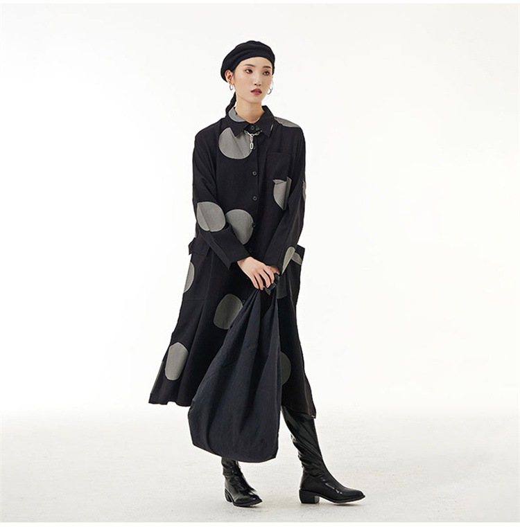 激安セール 大きなサイズ ドット プリント ロングスカート ゆったりする 快適である イレギュラー ワンピース 新品