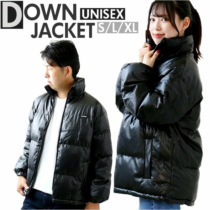 ダウンジャケット レディース フード付き 通販 ジャケット ダウン 上着 ジャンバー ジャンパー 厚手 ふんわり 暖かい あたたかい あったか 中綿入り PUレザー 防寒 防風 冬 アウター おしゃれ