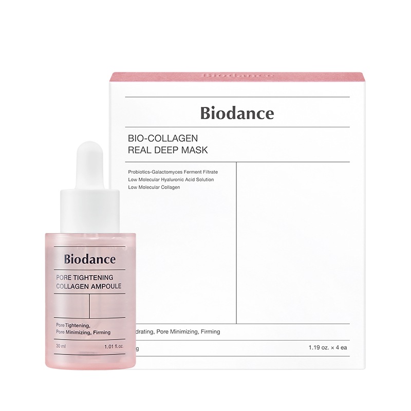 フォア タイトニング コラーゲン アンプル 30ml + バイオコラーゲン リアルディープマスク 8枚