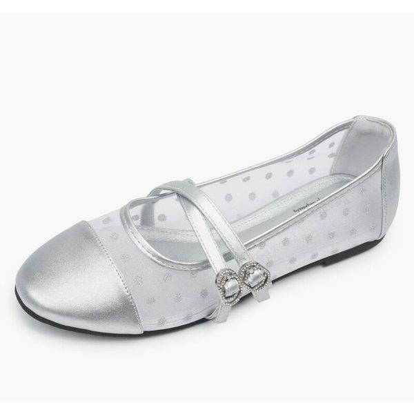 TILDA フラットシューズ シルバー K2985016RA 8,058円