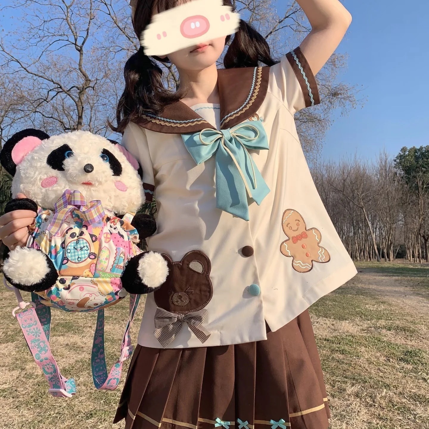 ロリータ正規品正規版jkユニフォームセーラー服日系学生制服かわいい海軍襟2点セットスカート