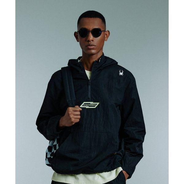 共用SWUWSライトウーブンアノラックジャケットSPIPCNJK341UBLK 3731420