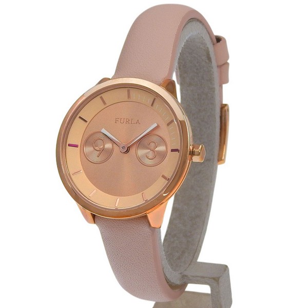 フルラ 腕時計 レディース SS×レザー ベージュ メトロポリス METROPOLIS 31mm 2H RG DIAL R4251102518 FURLA