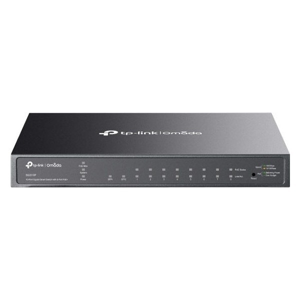 TL-SG2210P(UN) JetStream 8-Port Gigabit Smart PoE Switch with 2 SFP Slots