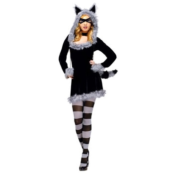 コスプレ 仮装 レイシーラクーン SM 【 コスプレ 衣装 ハロウィン 仮装 コスチューム アニマル 動物 女性用 パーティーグッズ 大人用 レディース 余興 】