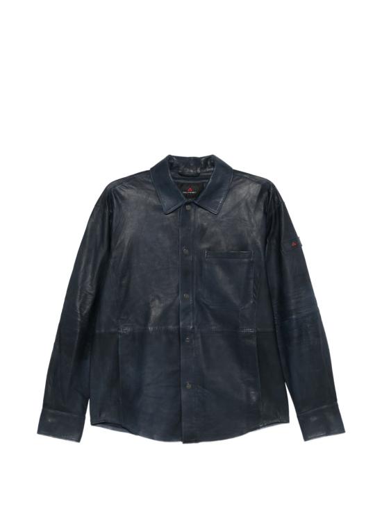 PEUTEREY Women Leather Jackets PEU573999012416 230 Blue