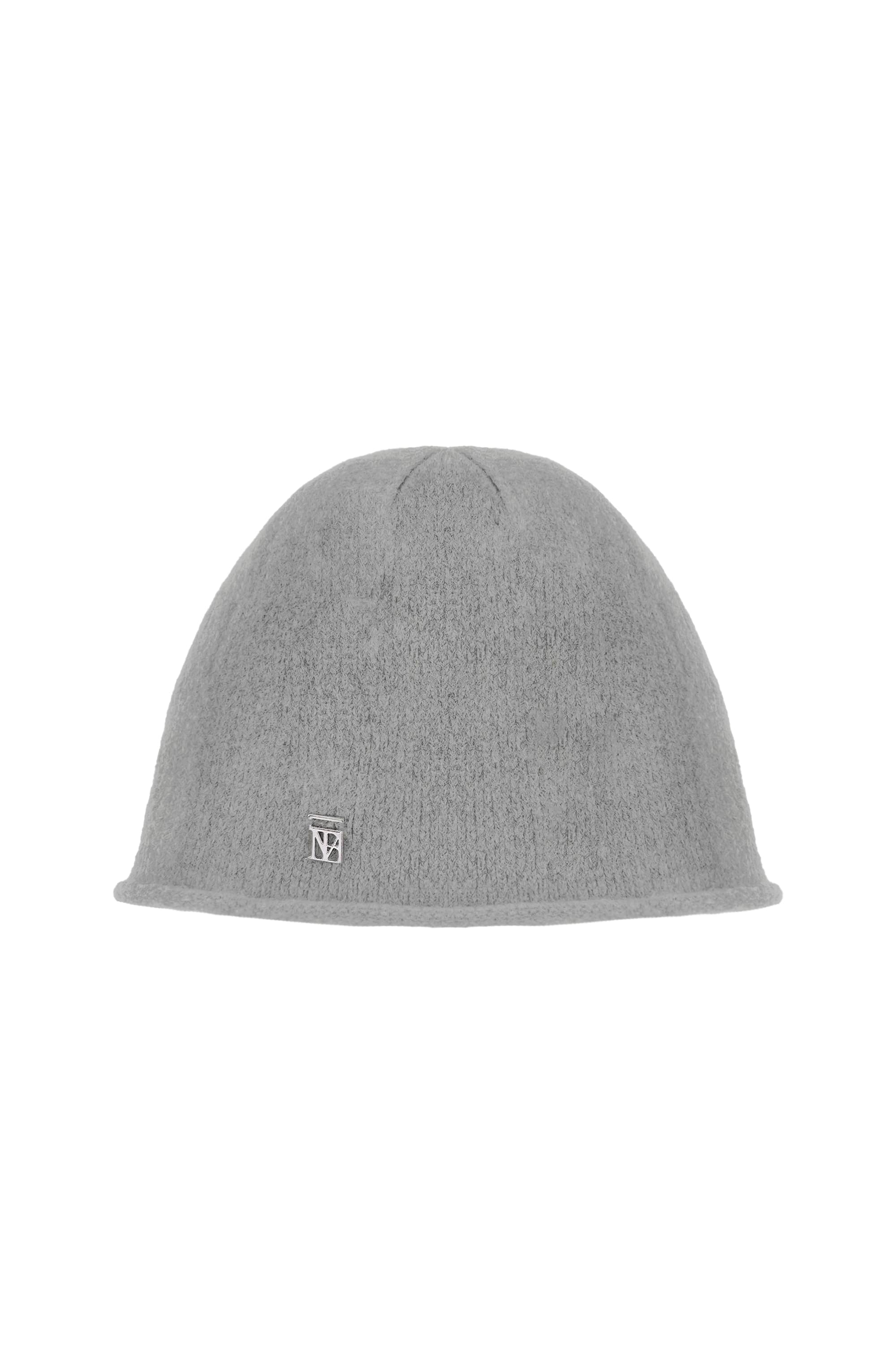 【TREEMINGBIRD】 ANGORA METAL POINT BEANIE : GRAY