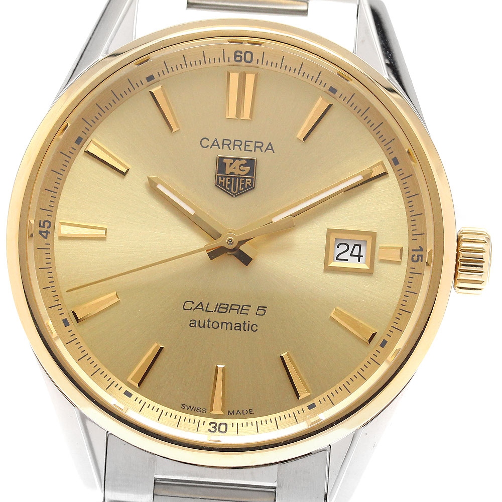 タグホイヤー TAG HEUER WAR215A カレラ キャリバー5 自動巻き メンズ 良品 _916386【中古】