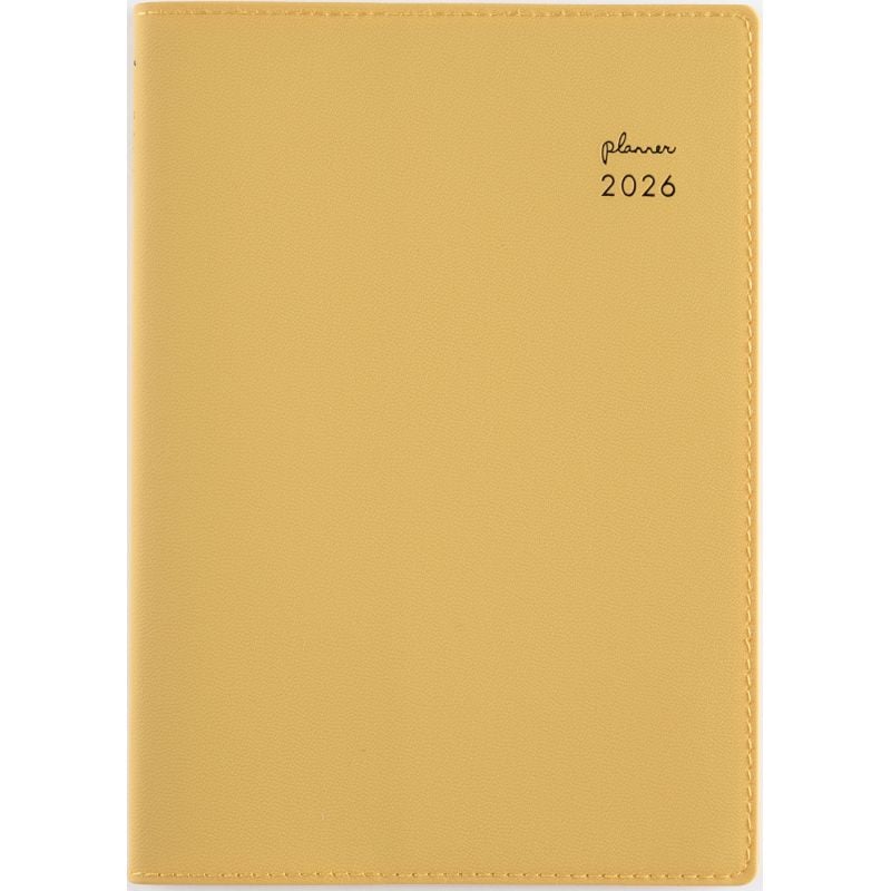 （まとめ買い）高橋書店 2026年 手帳 No.365 リラクレール5 月曜始まり B6判 月間ブロック式 ターメリック [x3]