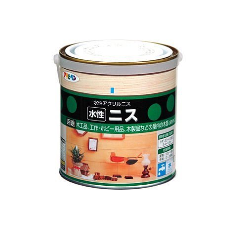（まとめ買い）水性ニス ゴールデンオーク 0.7L [x3缶セット]