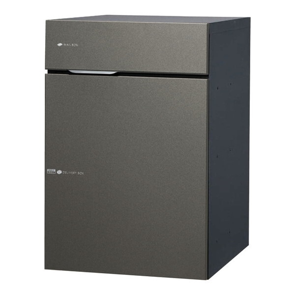 ユニソン 324012280 ヴィコ DB 100 ポスト有 右開 前出 メタルグレー 宅配ボックス メーカー直送