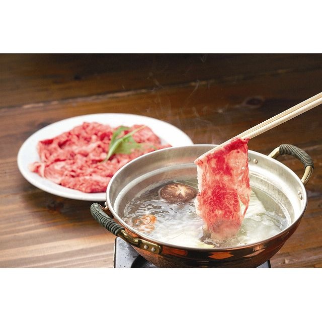 （グルメギフト）長野 信州プレミアム牛肉 すきやき/しゃぶしゃぶ用 肩ロース600g