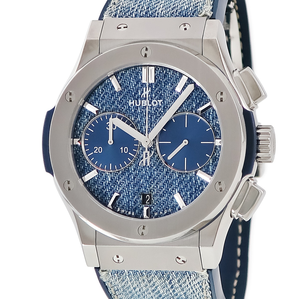 クラシックフュージョン クロノグラフ ジーンズ 521.NX.2770.NR.JPN18 自動巻き メンズ デニム 日本限定 3年保証