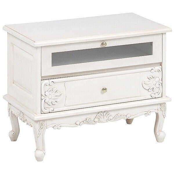 アンティーク調 リビングボード 猫脚 重厚感 彫刻 キャビネット テレビ台 ＴＶボード お姫様風