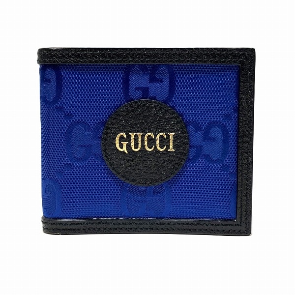 グッチ オフ ザ グリット 625574 2つ折り財布 ユニセックス 【中古】