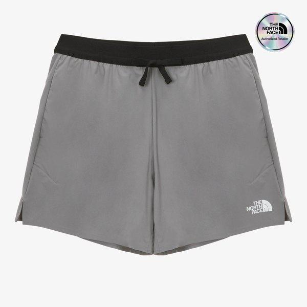 [公式] NS6NS03C 男性 フェイスオン 5インチ ショーツ COOL GRAY
