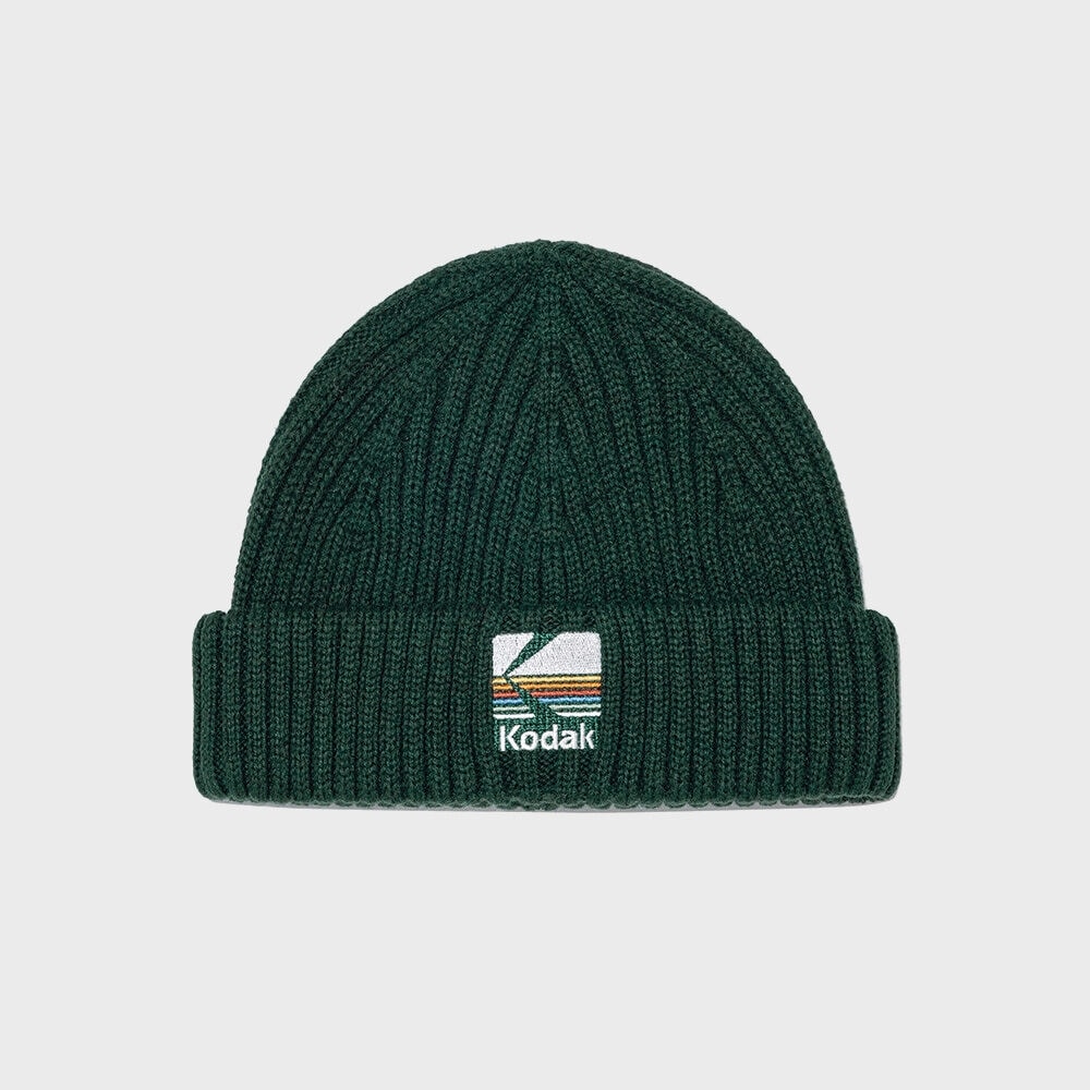 コダックアパレル レインボーショートビーニー GREEN