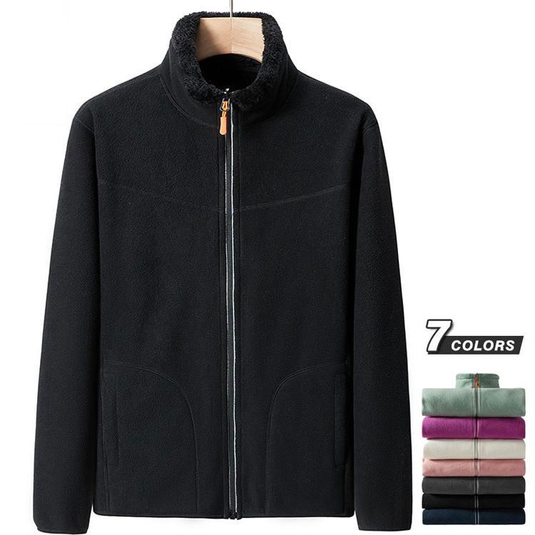 秋冬 メンズ ファーコート ボアジャケット　ボアコート　メンズジャケット 男女兼用 フリースジャケット ブルゾン メンズアウター ジャケット 暖かい 5,519円