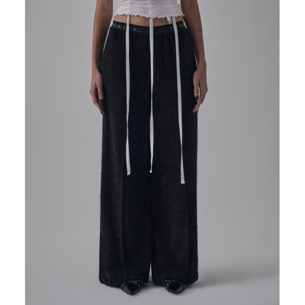 TREEMINGBIRD Banding Terry Pants Black TM249NPT005MBB