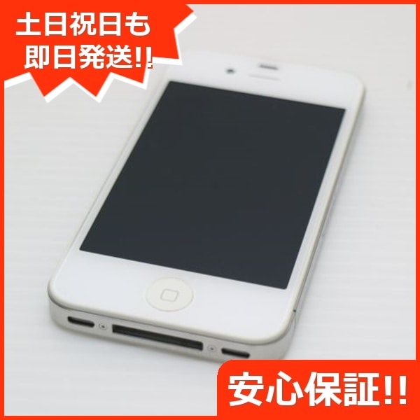 超美品 iPhone4 16GB ホワイト SOFTBANK 115
