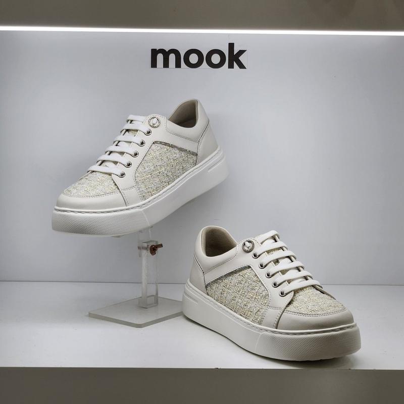 女性ストーンポイントツイードスニーカー 422354 UQ TZFY1SD