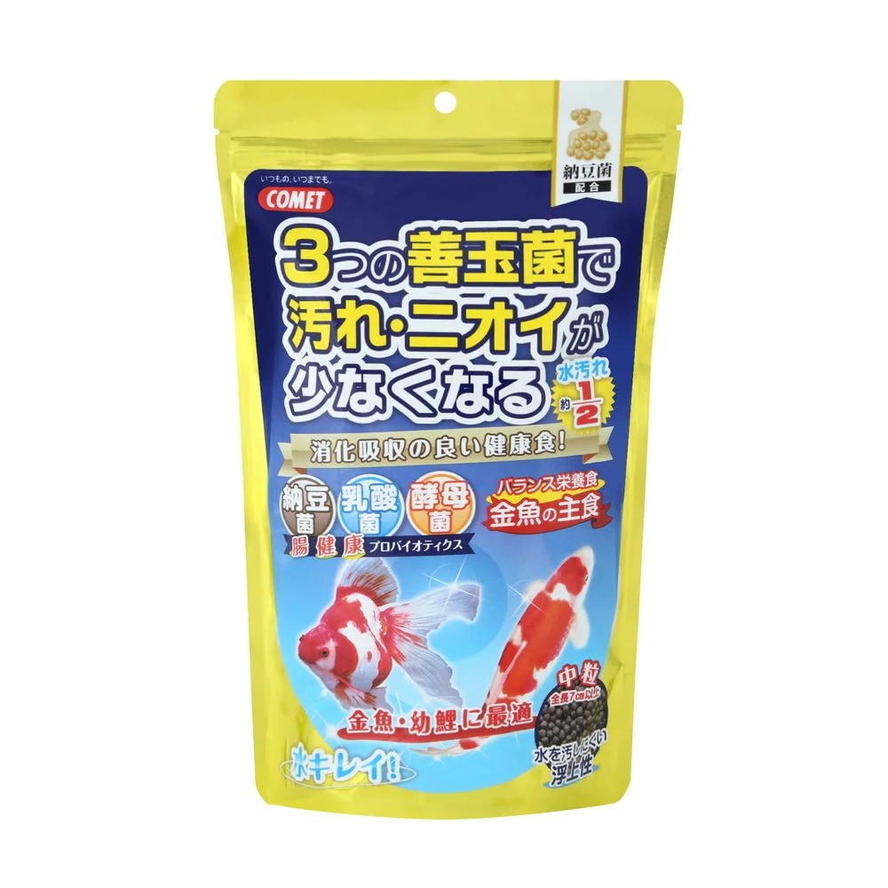 （まとめ買い）イトスイ コメット 金魚の主食 納豆菌 中粒 430g 金魚用フード [x6]